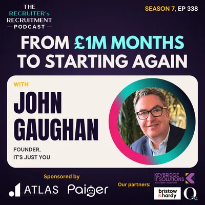 EP338: £1m Months to Starting Again: Lessons Learned with John Gaughan, Founder of It’s Just You