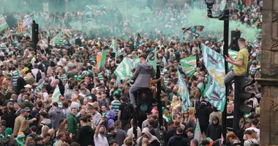 Police seize alcohol after disorder at Celtic title celebrations in Glasgow