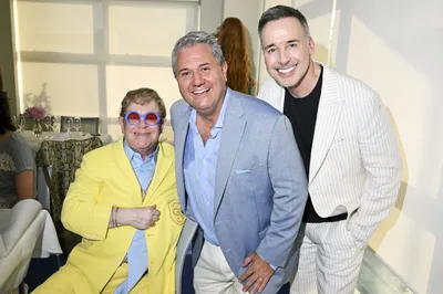 Elton John toasts success of his premium alcohol-free sparkling wine