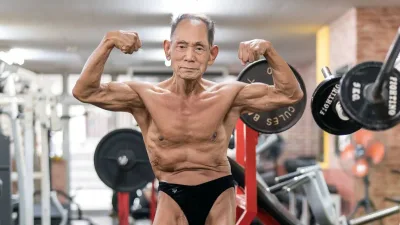 90-year-old bodybuilder shares alcohol-free lifestyle and five staple foods for healthy ageing