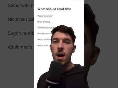 Quitting multiple drugs 💨🍃🥃🚬