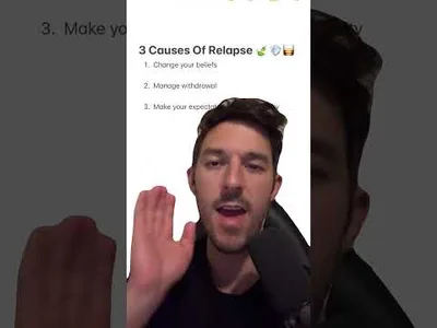 “Relapse” occurs for 3 reasons 🍃💨🥃🚬