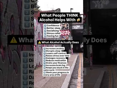People say alcohol helps them unwind…