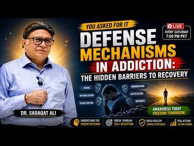 Defense Mechanisms in Addiction: The Hidden Barriers to Recovery | Dr. Sadaqat Ali