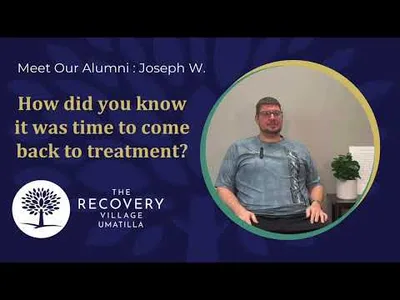 How did you know it was time to come back to treatment? Patient Testimonial of Joseph W.