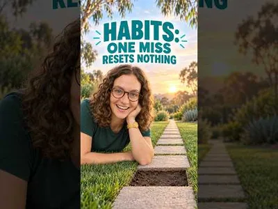 Why you don't need to double up on habits 📉 #productivity #tips #consistency